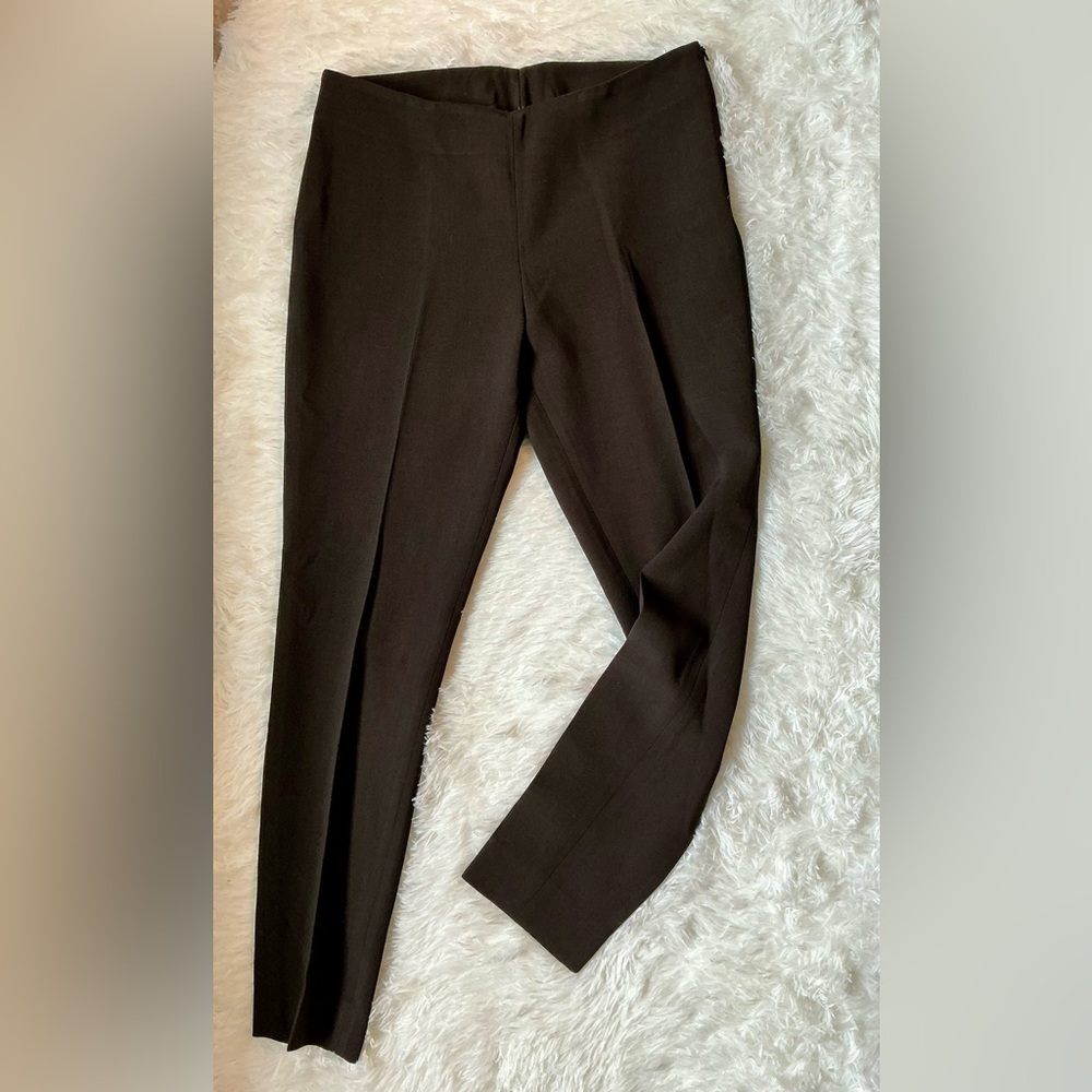 Akris Brown Wool Blend Pants | US 8 | Sleek Tailored Fit | Made in Italy